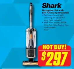 The Good Guys Shark navigator pet with self-cleaning brushroll offer