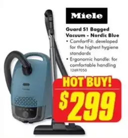 The Good Guys Miele guard bagged vacuum - nordic blue offer