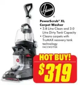 The Good Guys Powerscrub xl carpet washer offer