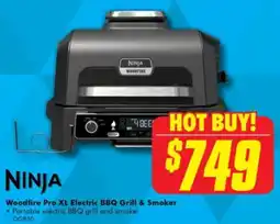 The Good Guys Ninja woodfire pro xl electric bbq grill & smoker offer