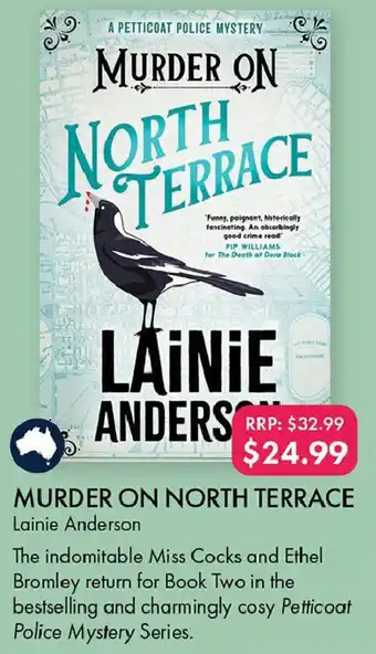 QBD Murder on north terrace offer