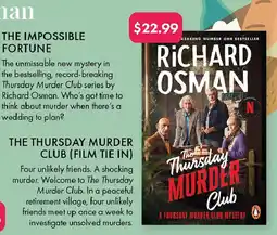 QBD A thursday murder club mystery offer