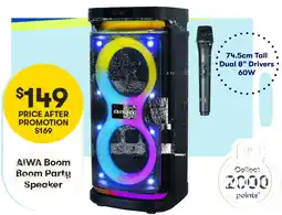 BIG W AIWA 55" AIWA Boom Boom Partų Speaker offer