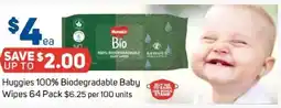 Foodland Huggies biodegradable baby wipes offer