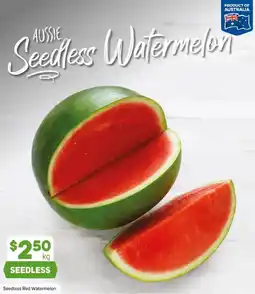 Foodland Seedless red watermelon offer