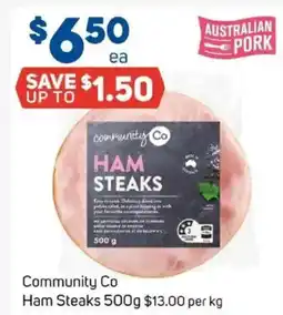 Foodland Community co ham steaks offer