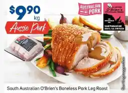 Foodland South australian o'brien's boneless pork leg roast offer