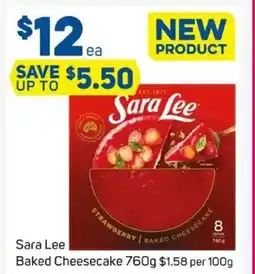 Foodland Sara lee baked cheesecake offer