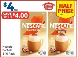 Foodland Nescafé sachets offer