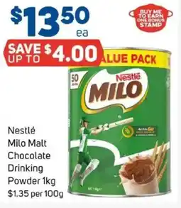 Foodland Nestlé milo malt chocolate drinking powder offer