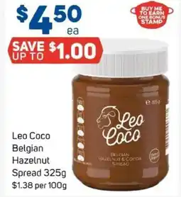 Foodland Lea coco belgian hazelnut spread offer