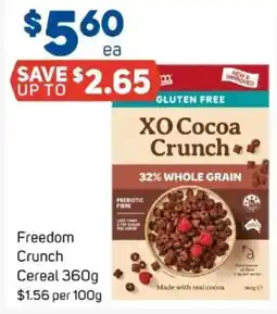 Foodland Freedom crunch cereal offer