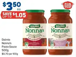Foodland Dolmio nonna's pasta sauce offer