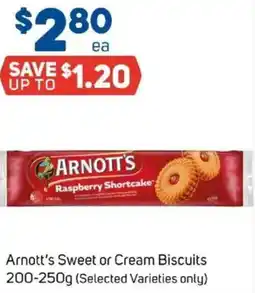 Foodland Arnott's sweet or cream biscuits offer