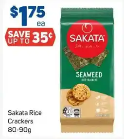 Foodland Sakata rice crackers offer