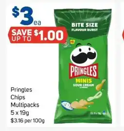 Foodland Pringles chips multipacks offer
