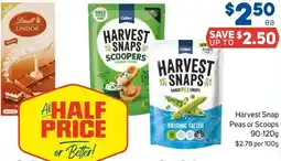 Foodland Harvest Snap Peas or Scoops offer