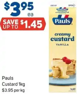 Foodland Pauls Custard offer