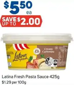 Foodland Latina Fresh Pasta Sauce offer