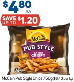 Foodland McCain Pub Style Chips offer