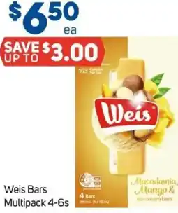 Foodland Weis Bars Multipack offer