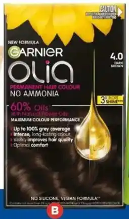 Foodland Garnier Olia Permanent Hair Colour offer