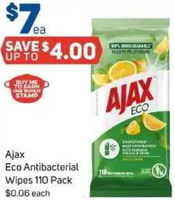 Foodland Ajax Eco Antibacterial Wipes offer