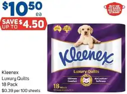Foodland Kleenex Luxury Quilts offer