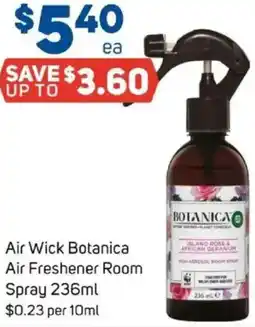 Foodland Air Wick Botanica Air Freshener Room Spray offer