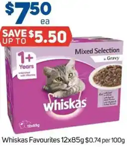 Foodland Whiskas Favourites offer