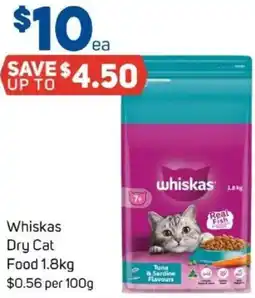 Foodland Whiskas Dry Cat Food offer