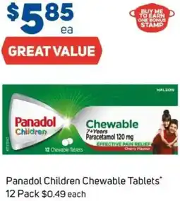 Foodland Panadol Children Chewable Tablets offer