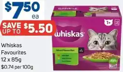 Foodland Whiskas Favourites offer