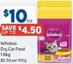 Foodland Whiskas Dry Cat Food offer