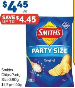 Foodland Smiths Chips Party Size offer