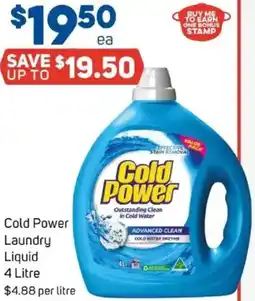 Foodland Cold Power Laundry Liquid offer