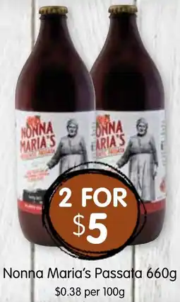 Spudshed Nonna Maria's Passata offer
