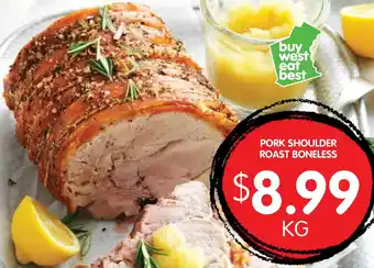 Spudshed Pork shoulder roast boneless offer