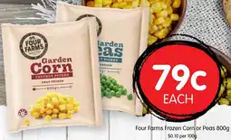 Spudshed Four Farms Frozen Corn or Peas offer