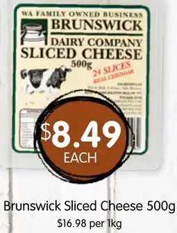 Spudshed Brunswick Sliced Cheese offer