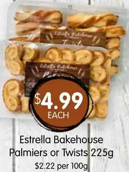 Spudshed Estrella Bakehouse Palmiers or Twists offer