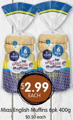 Spudshed Mias English Muffins offer