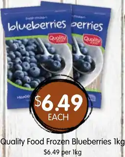 Spudshed Quality Food Frozen Blueberries offer