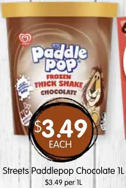 Spudshed Streets Paddlepop Chocolate offer