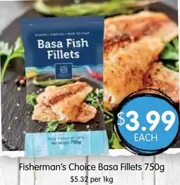 Spudshed Fisherman's Choice Basa Fillets offer