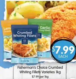 Spudshed Fisherman's Choice Crumbed Whiting Fillets offer
