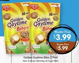 Spudshed Golden gaytime bites offer