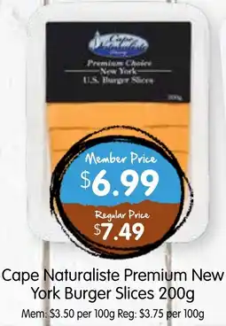 Spudshed Cape Naturaliste Premium New York Burger Slices offer