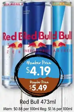 Spudshed Red Bull offer