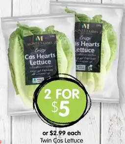 Spudshed Twin Cos Lettuce offer